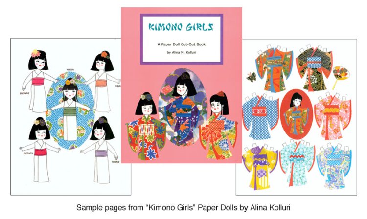 Modal Additional Images for Kimono Girls Paper Dolls