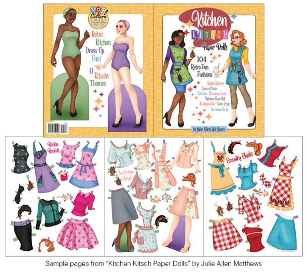 Kitchen Kitsch Paper Dolls by Julie Allen Matthews