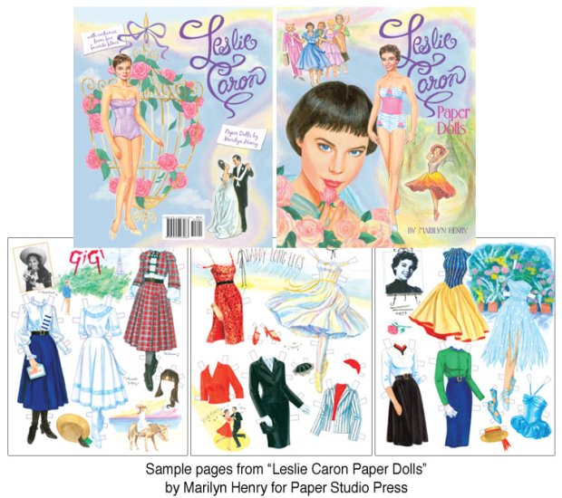 Modal Additional Images for Leslie Caron Paper Dolls by Marilyn Henry