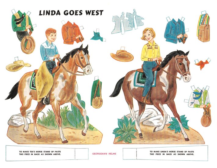 (image for) Linda Goes West - Jack and Jill Magazine Series