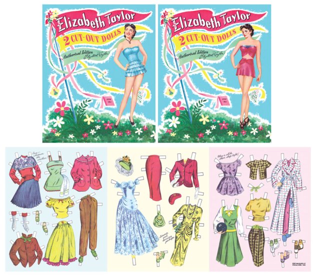 Modal Additional Images for Elizabeth Taylor 1949 vintage reproduction