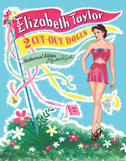 (image for) Elizabeth Taylor 1949 vintage reproduction