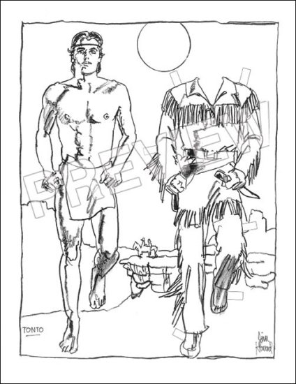 Modal Additional Images for Lone Ranger and Tonto by Jim Howard - Special Edition