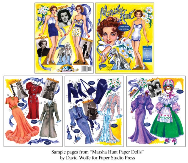 Modal Additional Images for Marsha Hunt Paper Dolls by David Wolfe