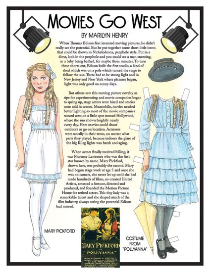 (image for) Mary Pickford/Early Hollywood History by Marilyn Henry