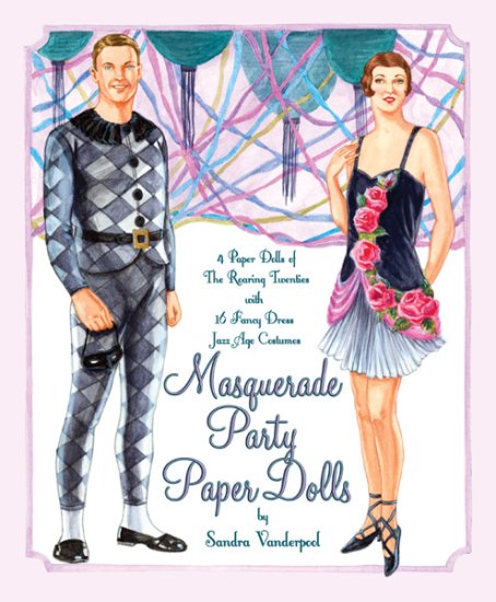 (image for) Masquerade Party Paper Dolls by Sandra Vanderpool