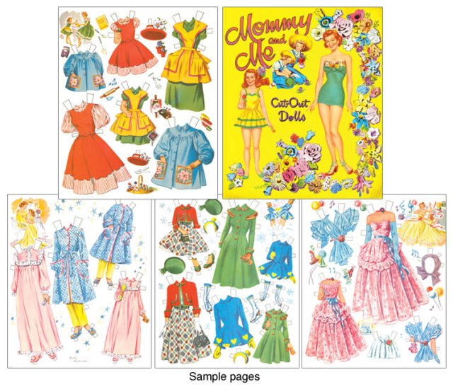 Modal Additional Images for Mommy and Me Paper Dolls