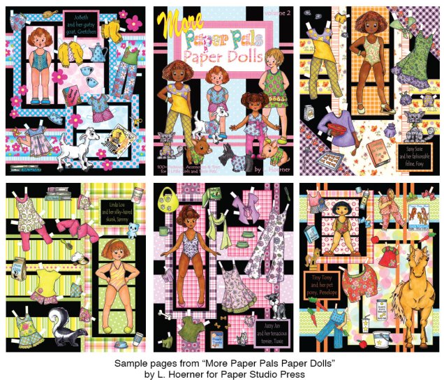 Modal Additional Images for More Paper Pals Paper Dolls