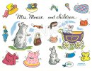 (image for) Mrs. Mouse and Children Paper Dolls