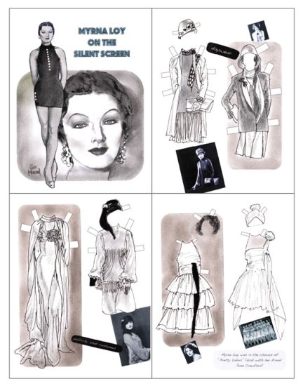 Modal Additional Images for Myrna Loy on the Silent Screen by Jim Howard