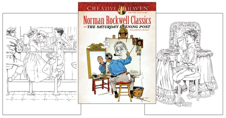 Modal Additional Images for Norman Rockwell Classics Coloring Book
