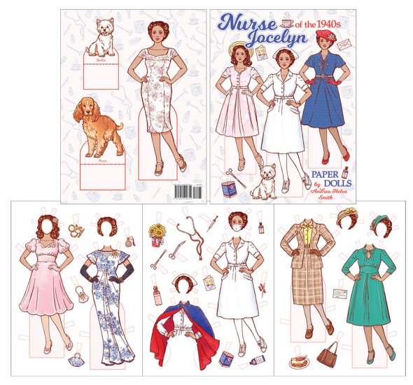 Modal Additional Images for Nurse Jocelyn of the 1940s Paper Dolls by Andrea Helen Smith