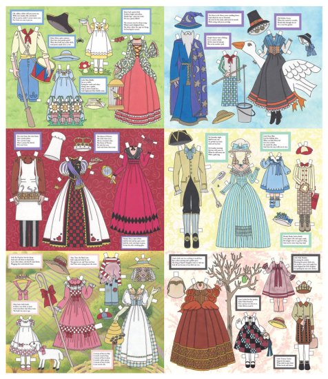 Nursery Rhyme Time Paper Dolls by Alina Kolluri