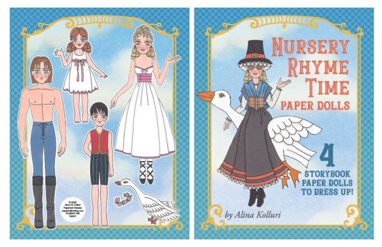 Modal Additional Images for Nursery Rhyme Time Paper Dolls by Alina Kolluri