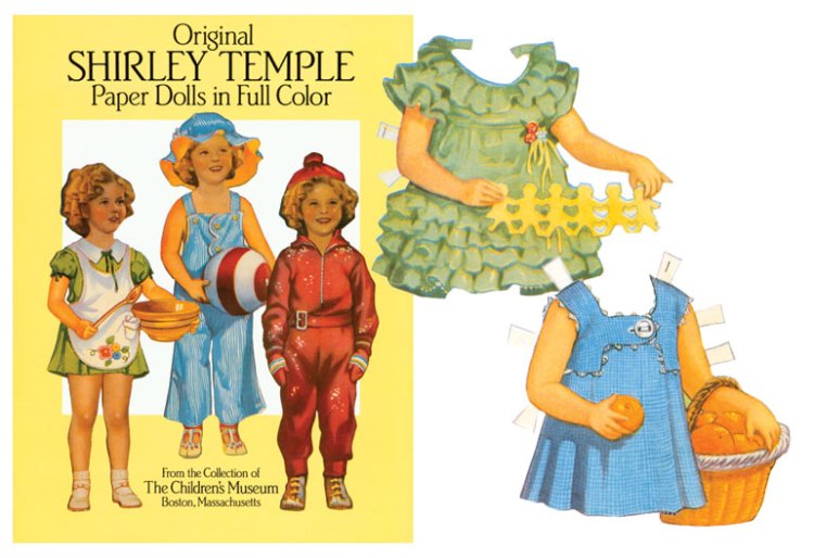 Modal Additional Images for Original Shirley Temple Paper Doll