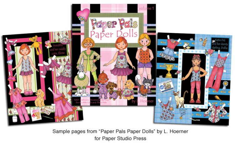 Modal Additional Images for Paper Pals Paper Dolls