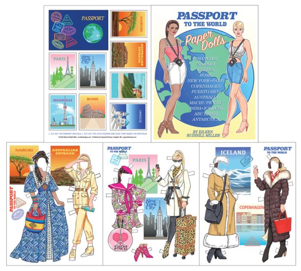 Modal Additional Images for Passport to the World Paper Dolls by Eileen Rudisill Miller