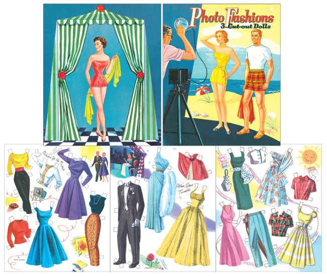 Modal Additional Images for Photo Fashions Paper Dolls