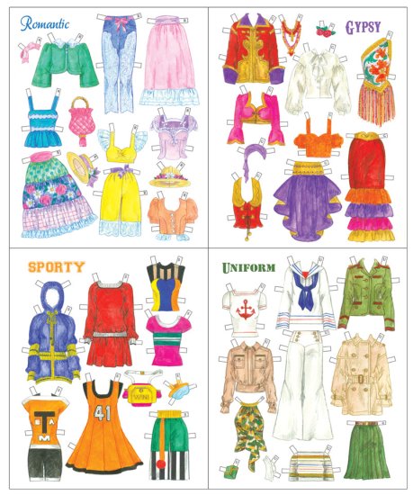 Pop Trends Paper Dolls by David Wolfe