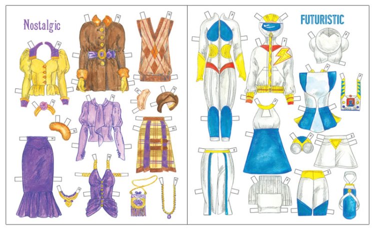 Modal Additional Images for Pop Trends Paper Dolls by David Wolfe