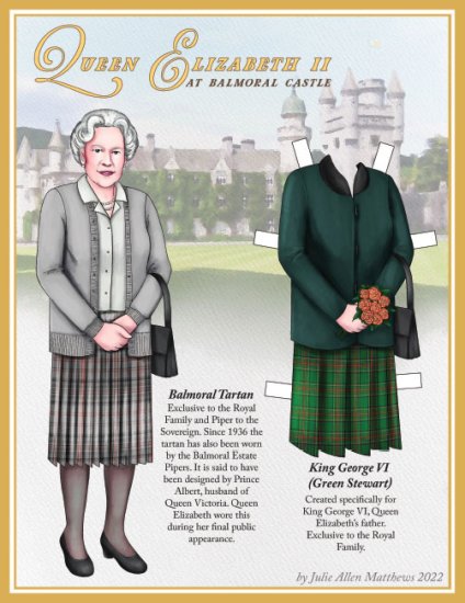 (image for) Queen Elizabeth at Balmoral Castle by Julie Allen Matthews