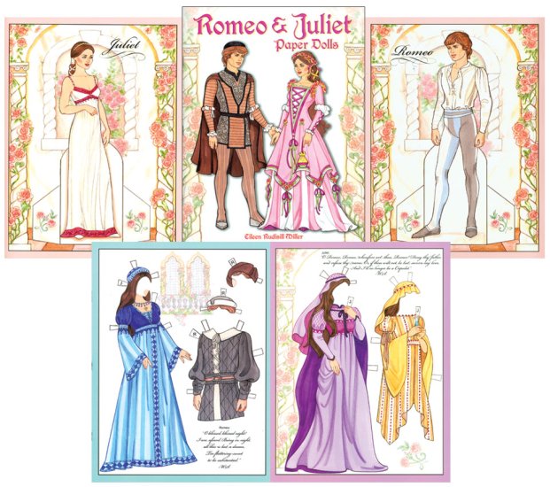 Modal Additional Images for Romeo and Juliet Paper Dolls by Eileen Rudisill Miller