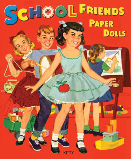 (image for) School Friends Paper Dolls