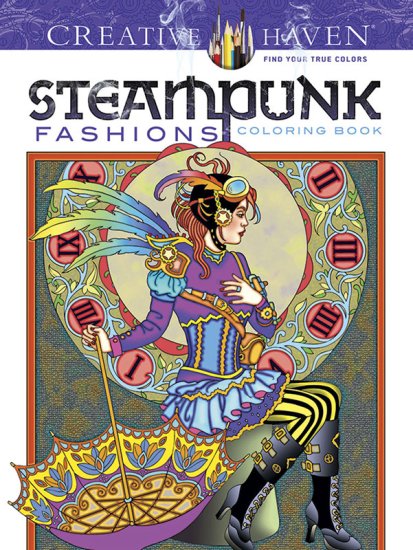 (image for) Steampunk Fashions Coloring Book