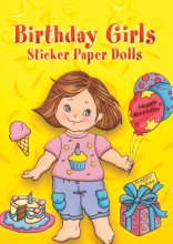 (image for) Birthday Girls Sticker Paper Dolls