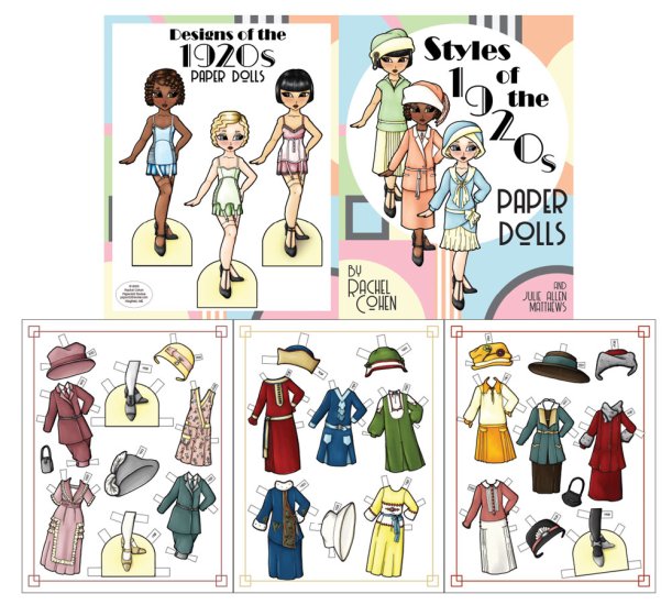 Modal Additional Images for Styles of the 1920s Paper Dolls by Rachel Cohen