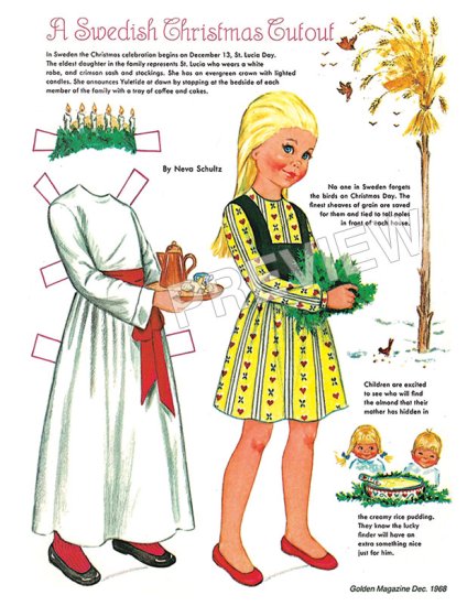 (image for) Swedish Christmas Cutout