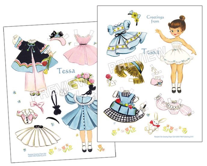 Modal Additional Images for Tessa Paper Doll