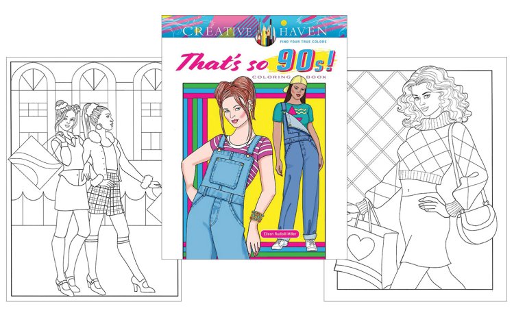 Modal Additional Images for That's so 90s! Coloring Book by Eileen Rudisill Miller