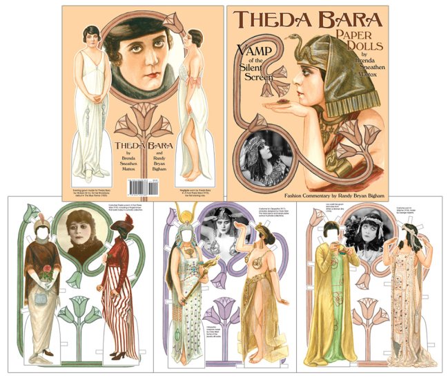 Modal Additional Images for Theda Bara Paper Dolls by Brenda Sneathen Mattox