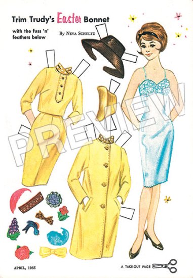 (image for) Trim Trudy's Easter Bonnet