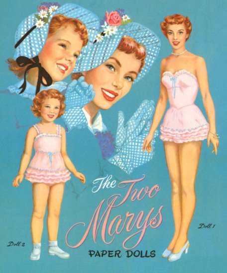 (image for) The Two Marys Paper Dolls