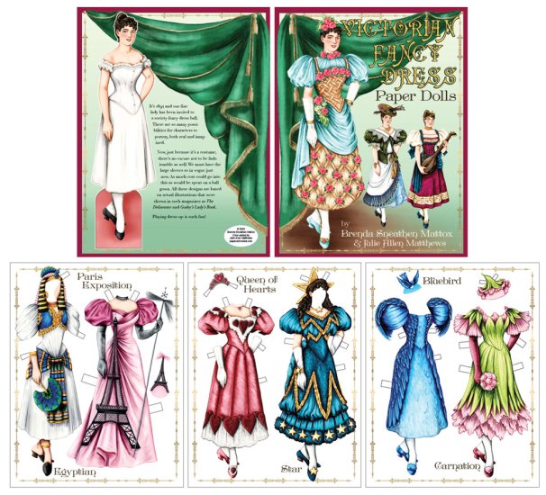 Modal Additional Images for Victorian Fancy Dress by Brenda Mattox & Julie Matthews