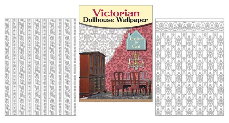 Modal Additional Images for Victorian Dollhouse Wallpaper Coloring