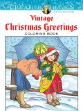 (image for) Vintage Christmas Greetings Coloring Book