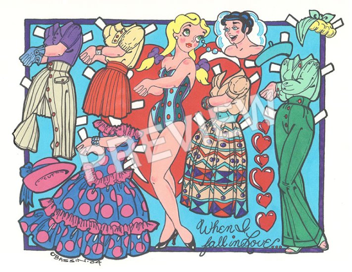 (image for) When I Fall in Love - Comic Valentine by Larry Bassin