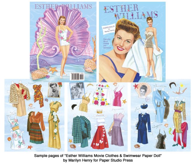 Modal Additional Images for Esther Movie Clothes and Swimwear Paper Dolls