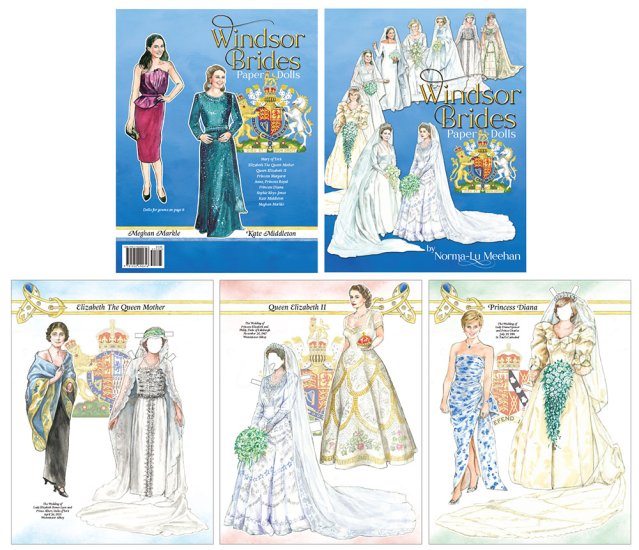 Modal Additional Images for Windsor Brides Paper Dolls