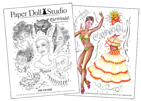 Modal Additional Images for OPDAG - Paper Doll Studio issue 83 - Carnivale!