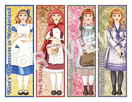 (image for) Storybook Bookmarks by Julie Matthews