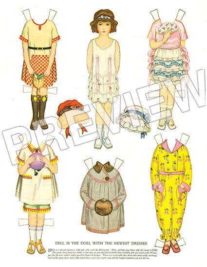 (image for) Dell's Newest Dresses - The Delineator Feb. 1921