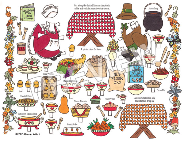 The Gobblers' Thanksgiving Day PD and Playset by Alina Kolluri