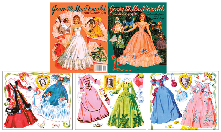 Modal Additional Images for Jeanette MacDonald Paper Dolls - 1941 Reproduction