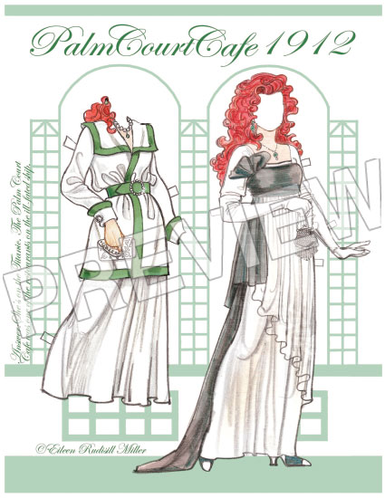 Modal Additional Images for Palm Court Cafe 1912, Collector’s Set by Eileen Rudisill Miller