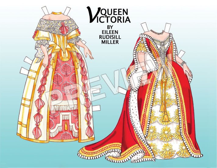 Modal Additional Images for Queen Victoria Collector's Set by Eileen Rudisill Miller