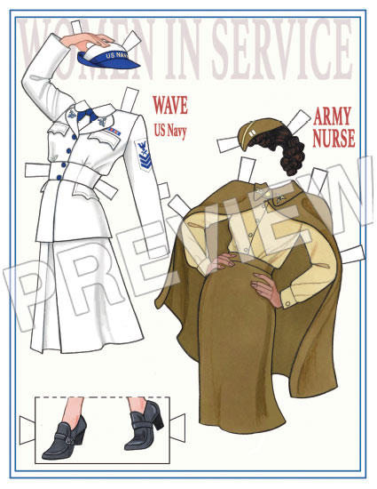 WWII Women in Service Set by Eileen Rudisill Miller